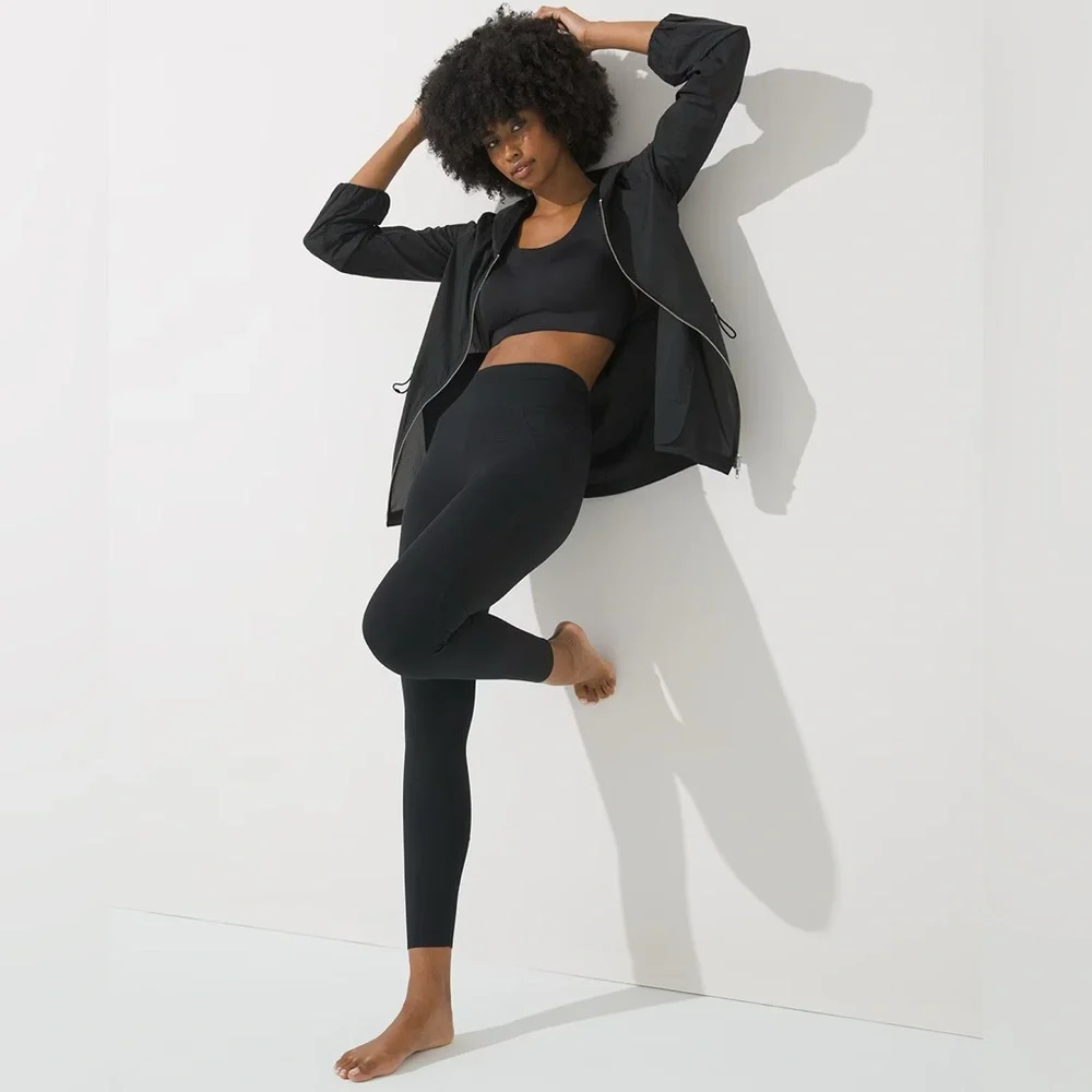 Soma 360 High-Rise 7/8 Leggings Black SZ S - Picture 2 of 15